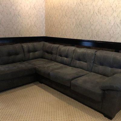https://www.ebay.com/itm/123999237248  BG0028: Gray Fabric Sectional Sofa $125 OBO Local Pickup