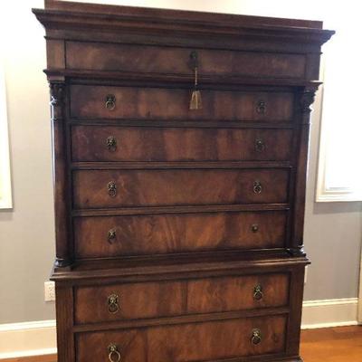 https://www.ebay.com/itm/123998490463  BG0002: Over Size Tall Chest of Drawers with Brace Lion Pulls $499 Local Pickup