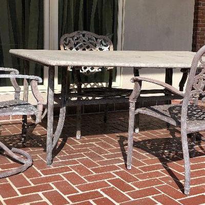 https://www.ebay.com/itm/114001122502  BG0045: Metal Outdoor Table and Chairs $149 OBO Local Pickup
