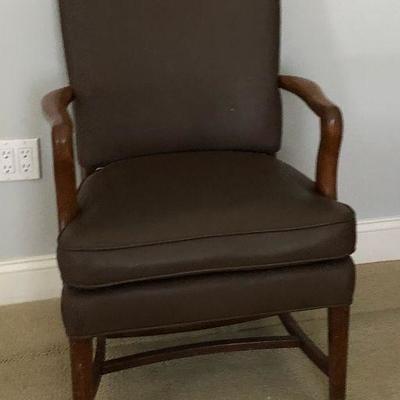 https://www.ebay.com/itm/123999345485  BG0064: Brown Cloth and Wood Occasional Chair $35 OBO Local Pickup