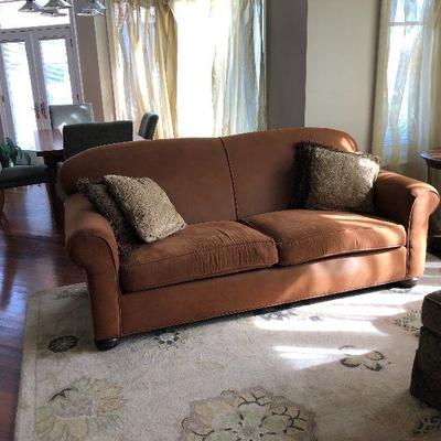 https://www.ebay.com/itm/123999098672  BG0016: Brown Cloth Loveseat Sofa $95 OBO Local Pickup