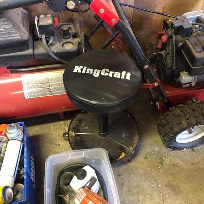 King craft stool/ Lawn mower