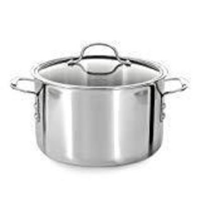 Calphalon Tri-Ply Stainless Steel 8-qt. Covered St ...