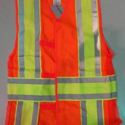 1 Dozen 3M Reflective Construction Safety Vest, Cl,
