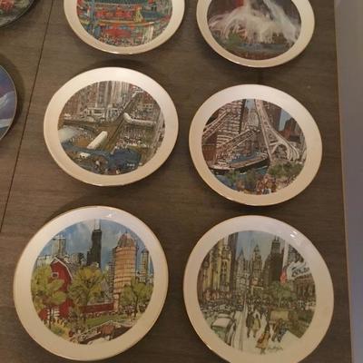 Collectible Chicago plates