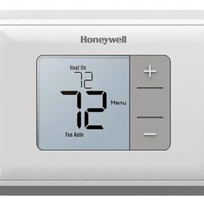 Backlit Display Non-Programmable Thermostat, White ...
