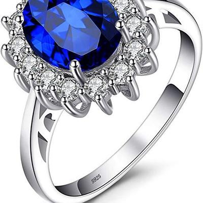 Sapphire & Diamond Ring