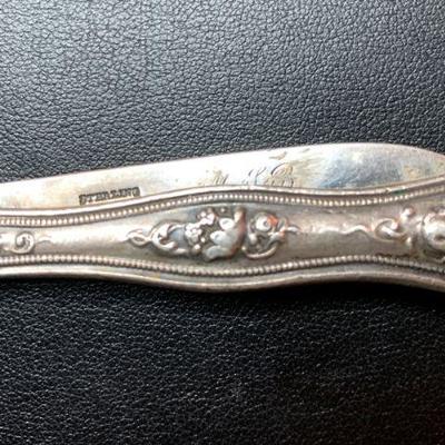 19th c. Civil War Era Sterling Silver Pocket Knife
