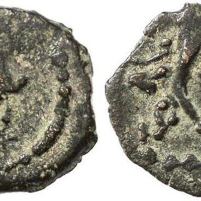 Herod Eagle AE Lepton Prutah 4 BC