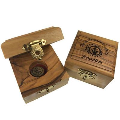 AWESOME CHRISTMAS GIFT (limited Supply) - Genuine Windows Mite Prutah Coins in Custom Jerusalem Olive Wood Case!