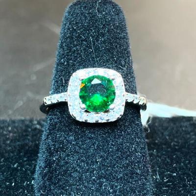 Emerald & Diamond Ring