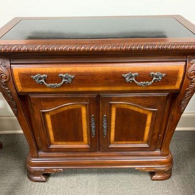 Beautiful Fine Inlay Marble Top Console Table
