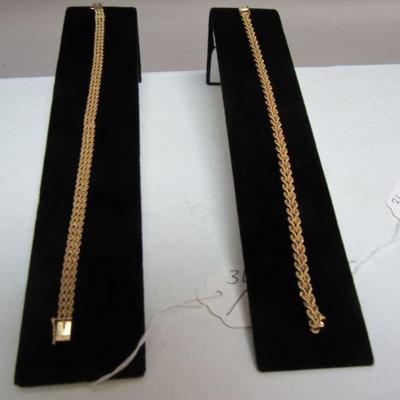 14kt Gold Bracelets