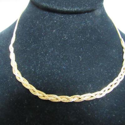 14kt Gold Choker Necklace