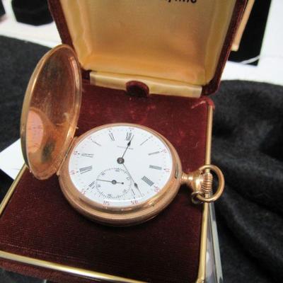 Waltham 14kt Gold Pocket Watch