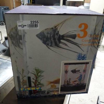 3 gallon complete aquarium kit- New in box