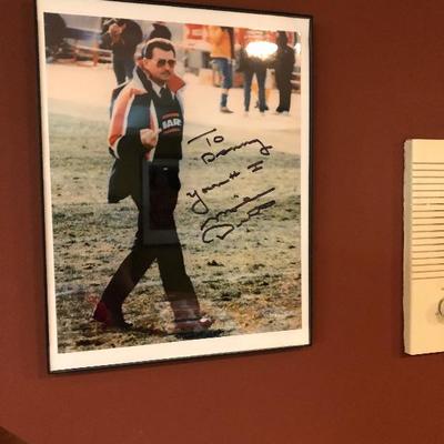 Mike Ditka signed picture