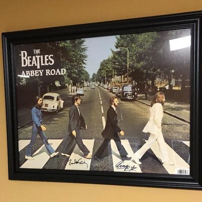 The Beatles Abbey Road signed picture