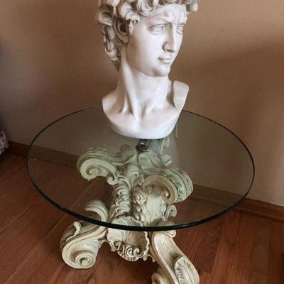 Greek head statue 