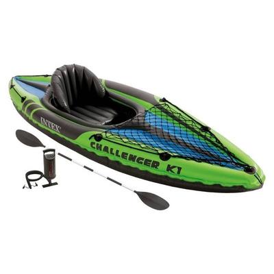 INTEX Challenger K1 Inflatable Kayak Kit with Padd ...
