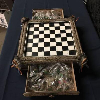 Nice Native American Chess Set