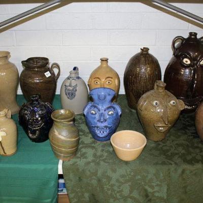 CATAWBA VALLEY POTTERY / NORTH CAROLINA POTTERY / FACE JUGS AND MORE