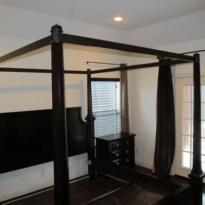 A bedroom suite fit for a king!  A 4-post canopy king.