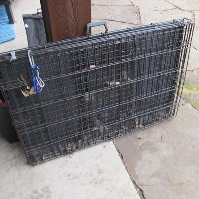 Large dog kennel