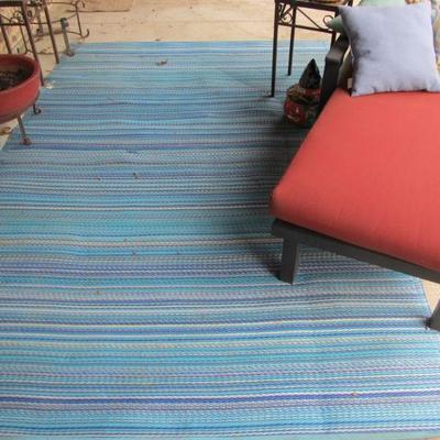 Nice large colorful outdoor area rug