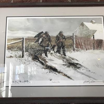 Chet Reneson Signed and Numbered Lithograph