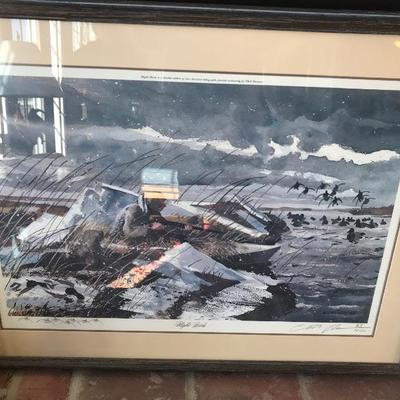 Chet Reneson Signed and numbered lithograph