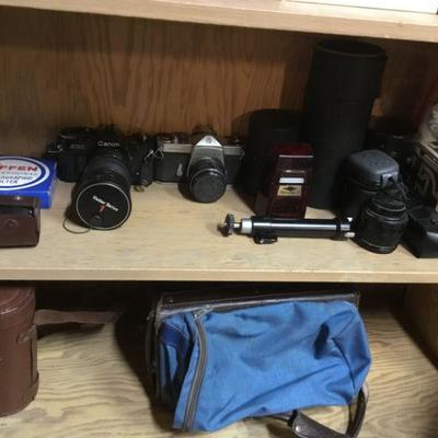 35mm Cameras, Binoculars
