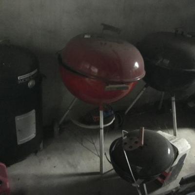 Smoker, Weber Grill and George Foreman Grill too!