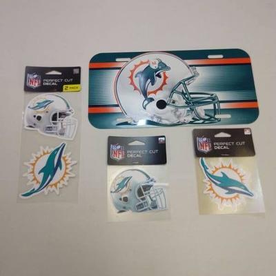 Miami dolphins 4 piece gift set