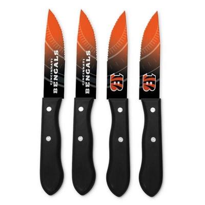 Cincinnati Bengals Knife Set - Steak - 4 Pack