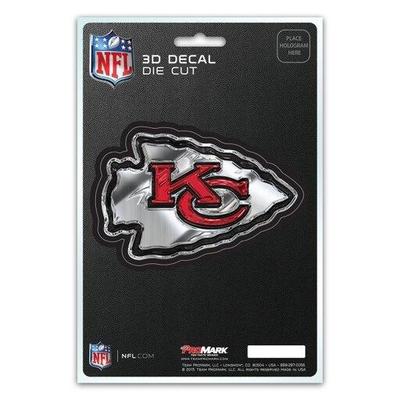 Kansas City Chiefs Decal 5x8 Die Cut 3D and two pa ...