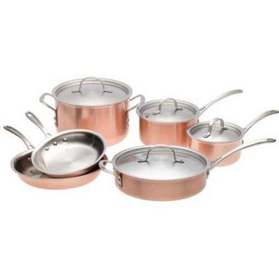 Calphalon Tri Ply Copper 10 Piece Cookware Set