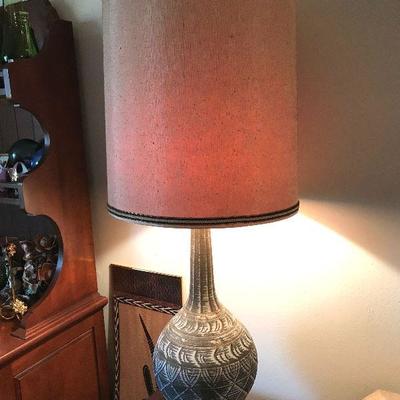 1 of 2 matching Mid Century lamps