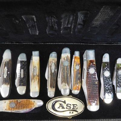 Case of a Few of 200+ Knives That Will Be in the Auction