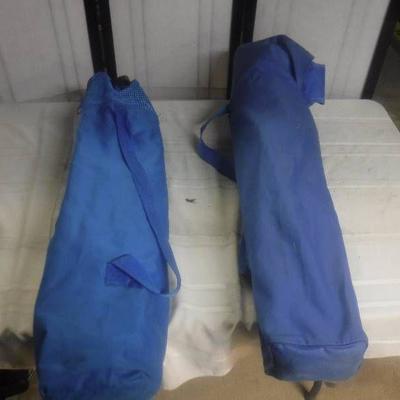 pair of camping chairs