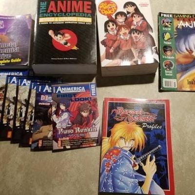 Lot of Japanese Anime and Manga Books