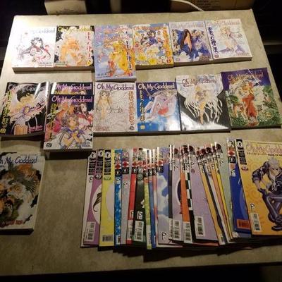 Collection of Oh My Goddess! Manga Books