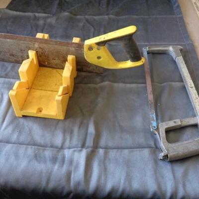 Miter BoxSaw and Hack Saw