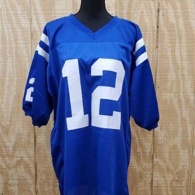 Andrew Luck Indianapolis Colts Autographed Custom Blue Style Jersey With GA COA, XL
This Andrew Luck Indianapolis Colts Autographed...