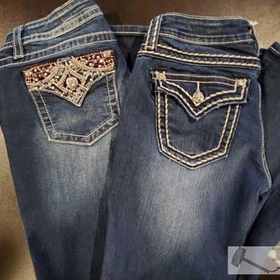 Two Pairs of Miss Me Jeans, 30
These jeans are in great condition, if not they are in perfect condition! They both are a size 30, don't...