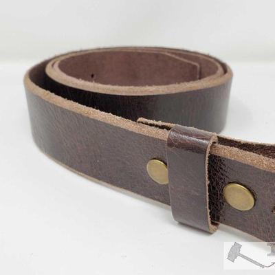 Genuine Full Grain Leather Belt, 42in
This Genuine Full Grain Leather Belt, is 42in
