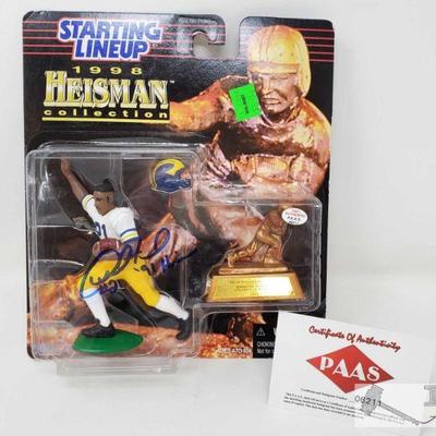 Starting Line Up Desmond Howard of the Michigan Wolverines Autographed Sports Figure with PAAS COA
Includes certificate of authenticity....