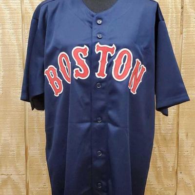 Christian Vazquez Boston Red Sox Autographed Custom Blue Jersey With Full Time and JAS with COA
This Christian Vazquez Boston Red Sox...