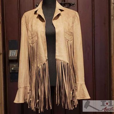 Union Of Angels Jacket, L
This Beautiful Jacket has never been worn ans is still in perfect condition!! Its a Size large!
Size: Large
