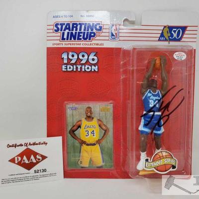 Starting Line Up Shaquille O'Neal of the LA Lakers Autographed Sports Figure with PAAS COA
Includes PAAS Cerificate of Authenticity....